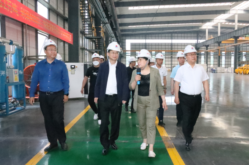 贵阳市政协副主席、清镇市委书记付涛一行到pg电子官方网站铝业考察